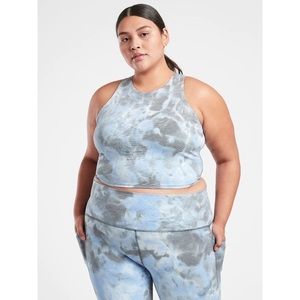 New Athleta Blue and Gray Sports Bra 2X